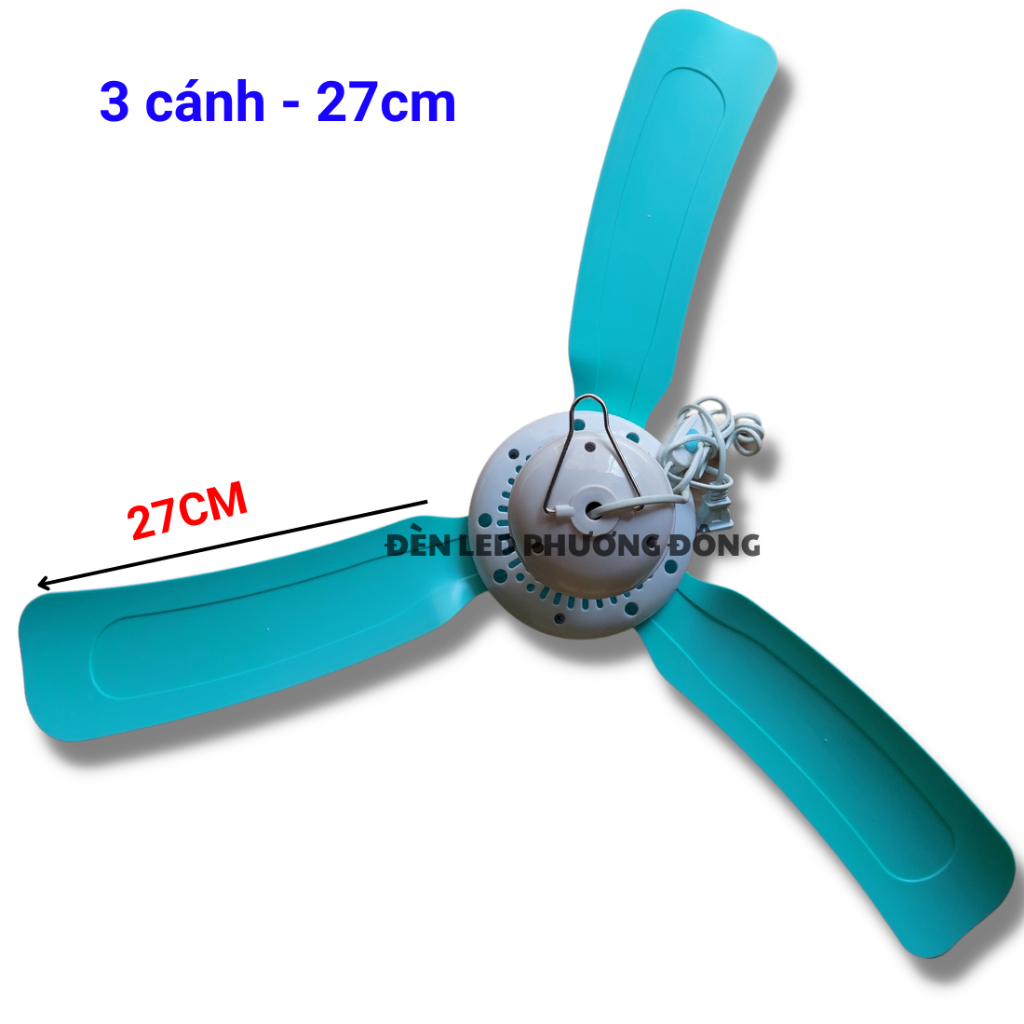 Quạt treo mini đuổi ruồi muỗi, côn trùng - 3 cánh 16cm/ 22cm/ 27cm
