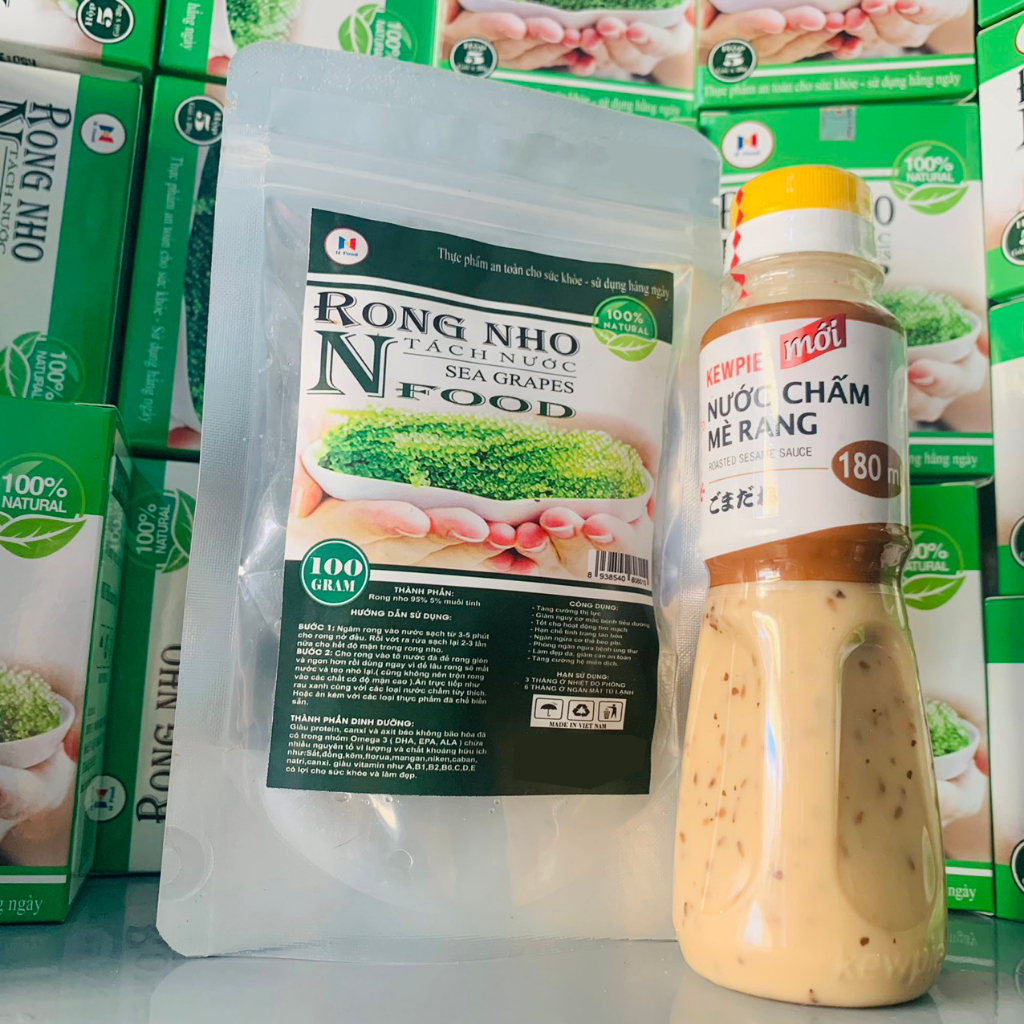 Rong Nho Khô 100gram - Tách nước - Ăn Mát - Giải Nhiệt | Shopee Việt Nam