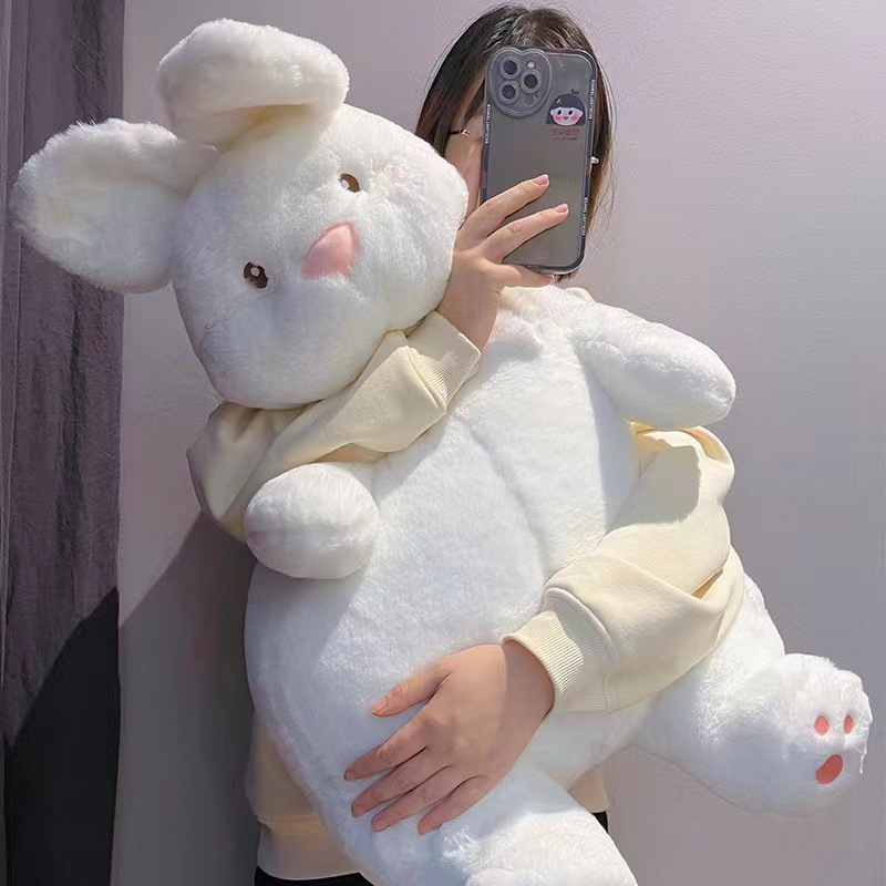 Gấu Bông Vịt Trầm Cảm Siêu Mềm, Thú Nhồi Bông Chó Ngáo Ngơ - Babi mama - G117