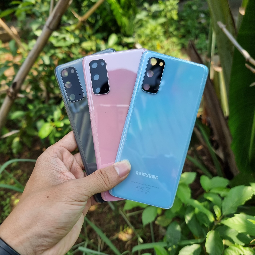 Nắp Lưng Samsung S20 Full Kính Camera, Keo - Hàng Zin New Bóc Máy Đẹp Keng