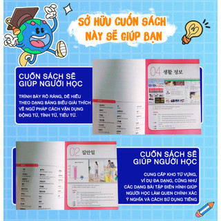 Sách - Giáo trình Tiếng Hàn Tổng hợp Trung cấp 4 - Bản màu Mcbooks Chính Hãng