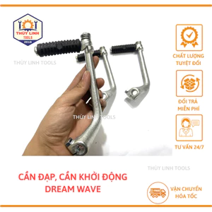 Cần số và Cần Đạp Khởi Động hàng loại 1 nắp xe máy Dream/Wave THÙY LINH TOOLS