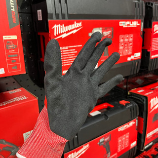 Găng Tay Chống Cắt Level 1 Milwaukee 48-22-8902 | Bao Tay Bảo Hộ Size L | Dùng Được Cảm Ứng