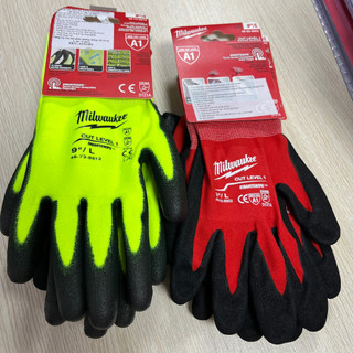 Găng Tay Chống Cắt Level 1 Milwaukee 48-22-8902 | Bao Tay Bảo Hộ Size L | Dùng Được Cảm Ứng
