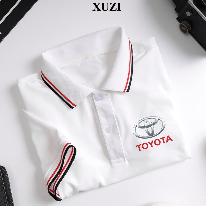 Áo polo hãng xe toyota áo thun có cổ bẻ ngắn tay nam nữ chất vải cotton cá xấu gai mịn hàng chuẩn loại 1 của nhà XUZI.
