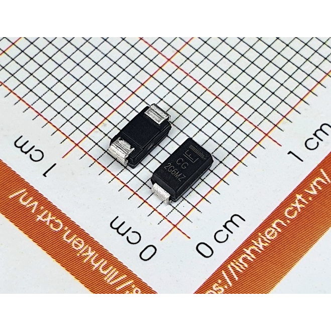 3 Diodes Transil SMAJ30CA - 400W, 35,05V, 8,3A - Bidirectionnelles, Tolérance ±5% - Boîtier DO214AC