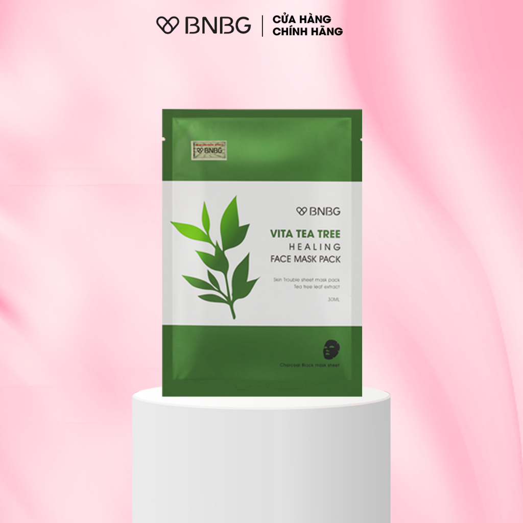 Mặt Nạ BNBG Tràm Trà Thải Độc Da, Giảm Mụn Vita Tea Tree Healing Face Mask Pack 30ml