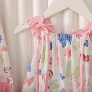 Váy sát nách cánh tiên hoa bướm cho bé gái 1-7 tuổi (9-26kg) N032