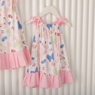 Váy sát nách cánh tiên hoa bướm cho bé gái 1-7 tuổi (9-26kg) N032
