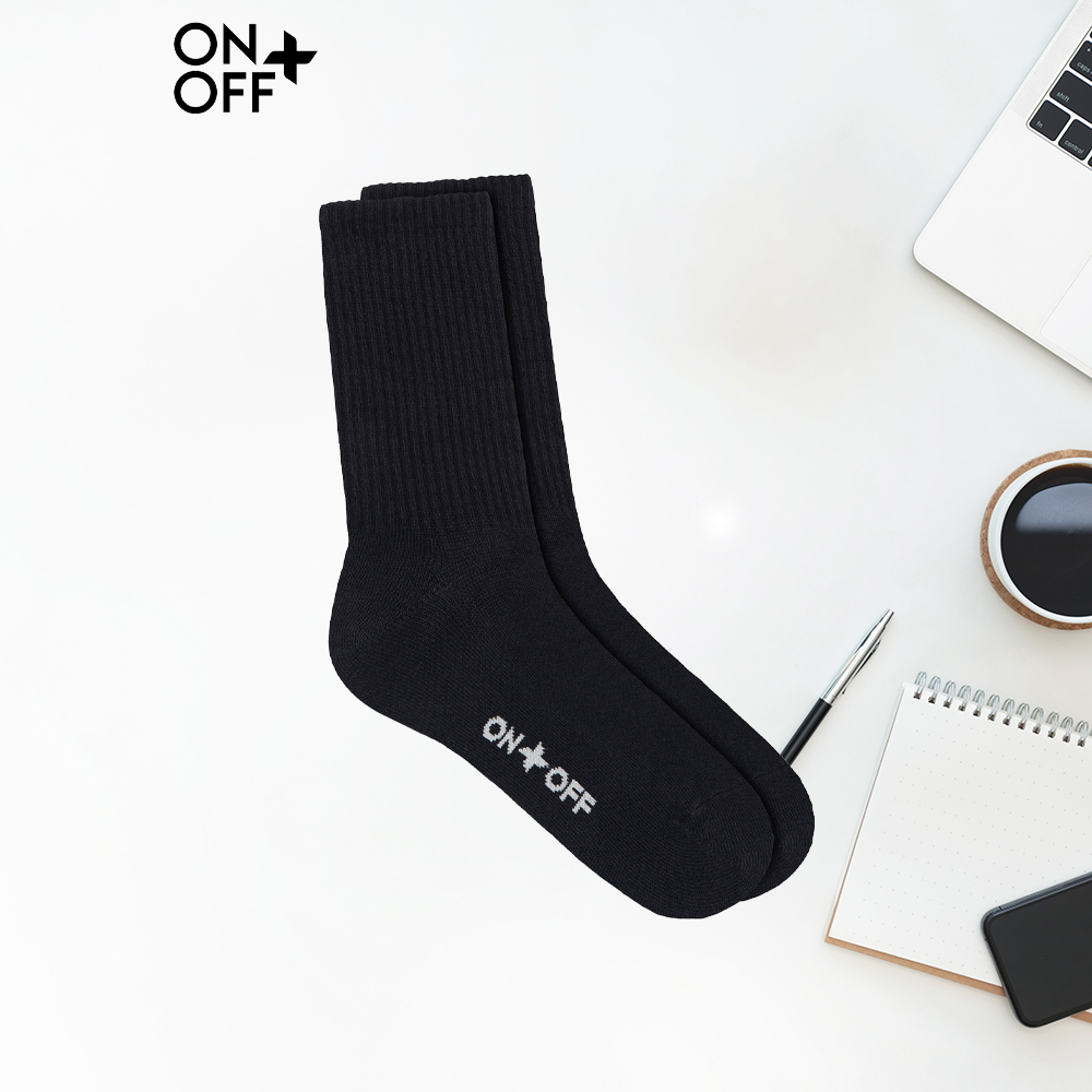 Ảnh Tất unisex cổ cao ONOFF thoáng khí, khử mùi, kháng khuẩn - 15AR24A114 1