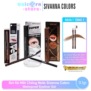 Bút Kẻ Mắt Chống Nước Sivanna Colors Waterproof Eyeliner Gel (Bản Giới Hạn)