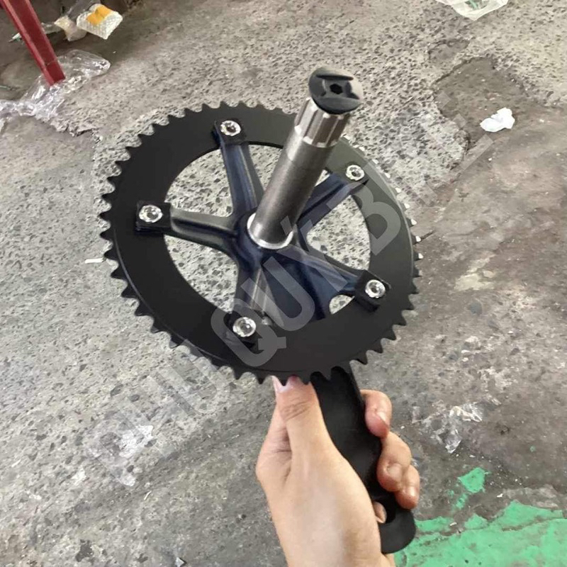 Đùi Dĩa INTRO7TECH 48T Cốt Trục Rỗng Kèm BB Dành Cho Xe Đạp Fixedgear