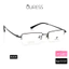 Gọng kính titanium W912 LS9004 nửa khung thời trang cao cấp nam siêu nhẹ siêu bền OURESS