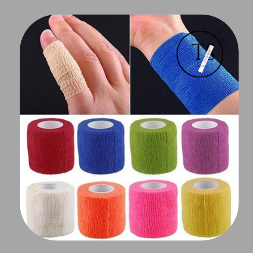 Băng keo thể thao đá bóng cuốn cổ chân cổ tay cao su non vải hỗ trợ thi đấu và tập luyện TAYSPORT