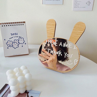 Gương trang điểm để bàn trang điểm mini, thiết kế nhỏ gọn DQ HOME