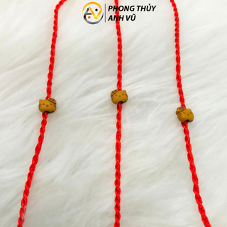 5 Vòng tay chỉ đỏ mix hình mèo may mắn đã khai quang