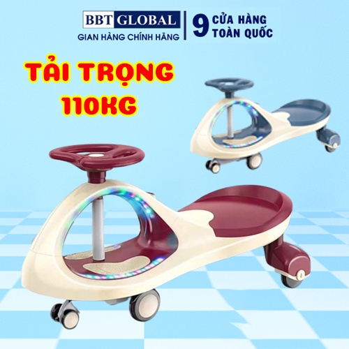 Ảnh Xe lắc cao cấp bánh cao su, có đèn và nhạc BBT GLOBAL SW004 1
