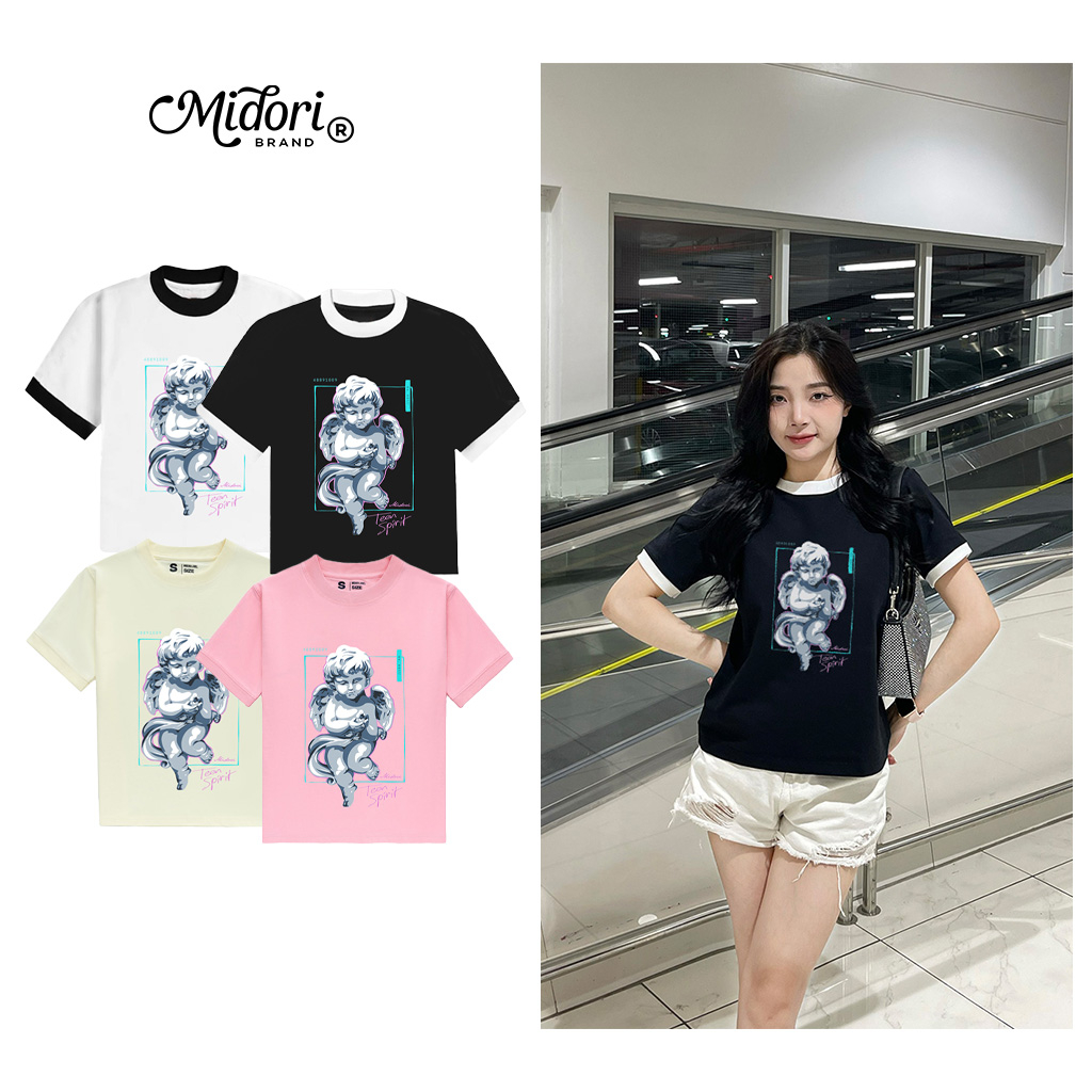 ÁoThun Baby Tee SPIRIT ANGEL unisex phông Nam Nữ