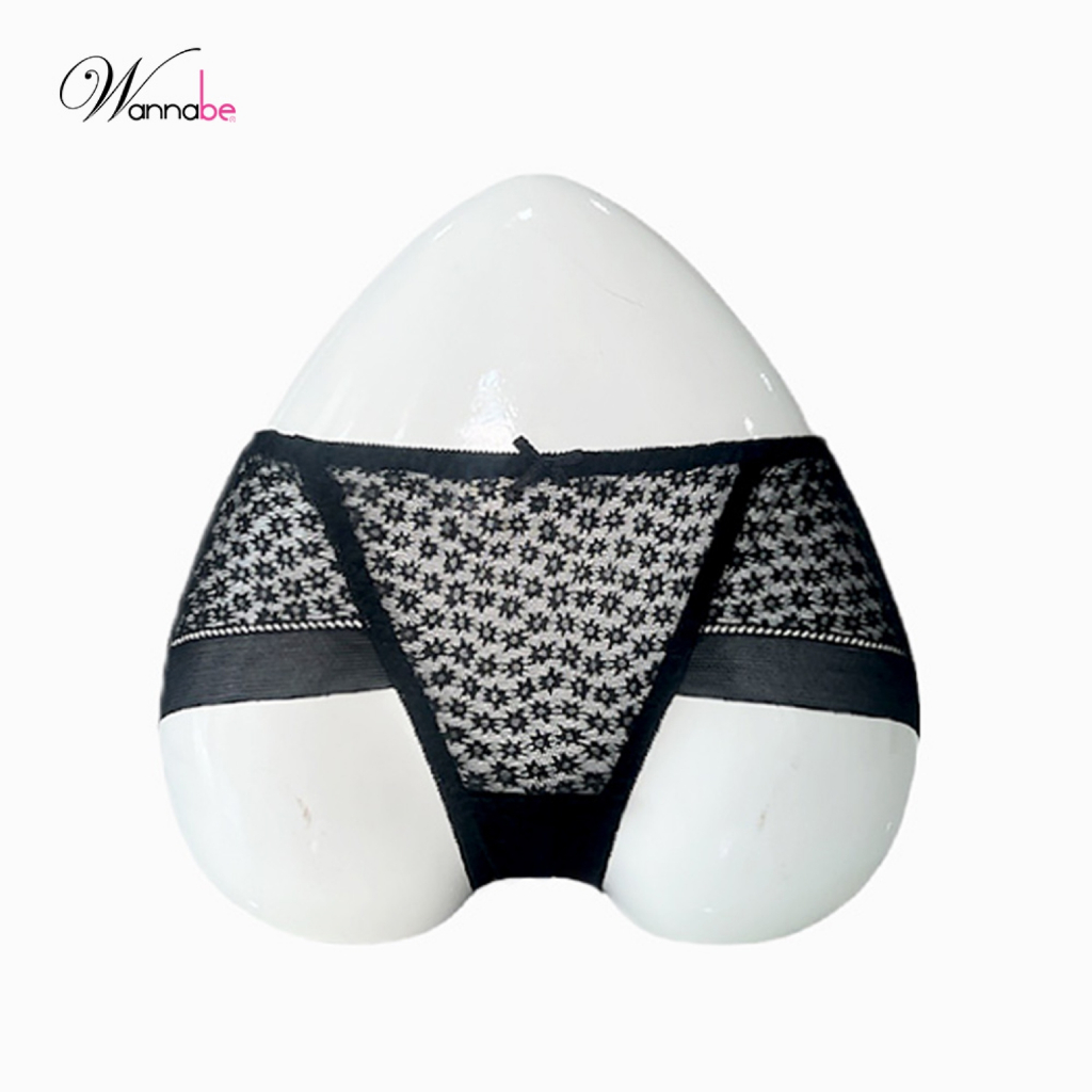 Quần lót ren Nữ cao cấp WANNABE QLR21 quần chíp ren Nhật kiểu dáng sang trọng Nữ tính thoải mái thoáng mát cả ngày