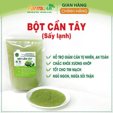 [250 gr] Bột cần tây sấy lạnh nguyên chất 100%, giảm cân hiệu quả, cải thiện tiêu hóa, ổn định huyết áp, giúp ngủ ngon