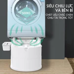 Bồn cầu di động cho người già, bà bầu, trẻ em bằng nhựa cao cấp có tay vịn đệm tựa lưng - Aichi House — ảnh 4