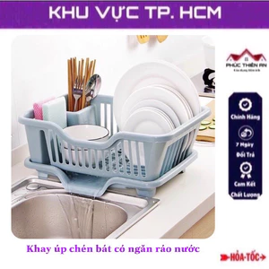 Khay úp chén bát, đựng đồ đa năng có ngăn ráo nước - tiện dụng, đa năng
