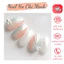 Set bột tráng gương nail 6 màu ngọc trai tone trắng kèm tặng cây chà