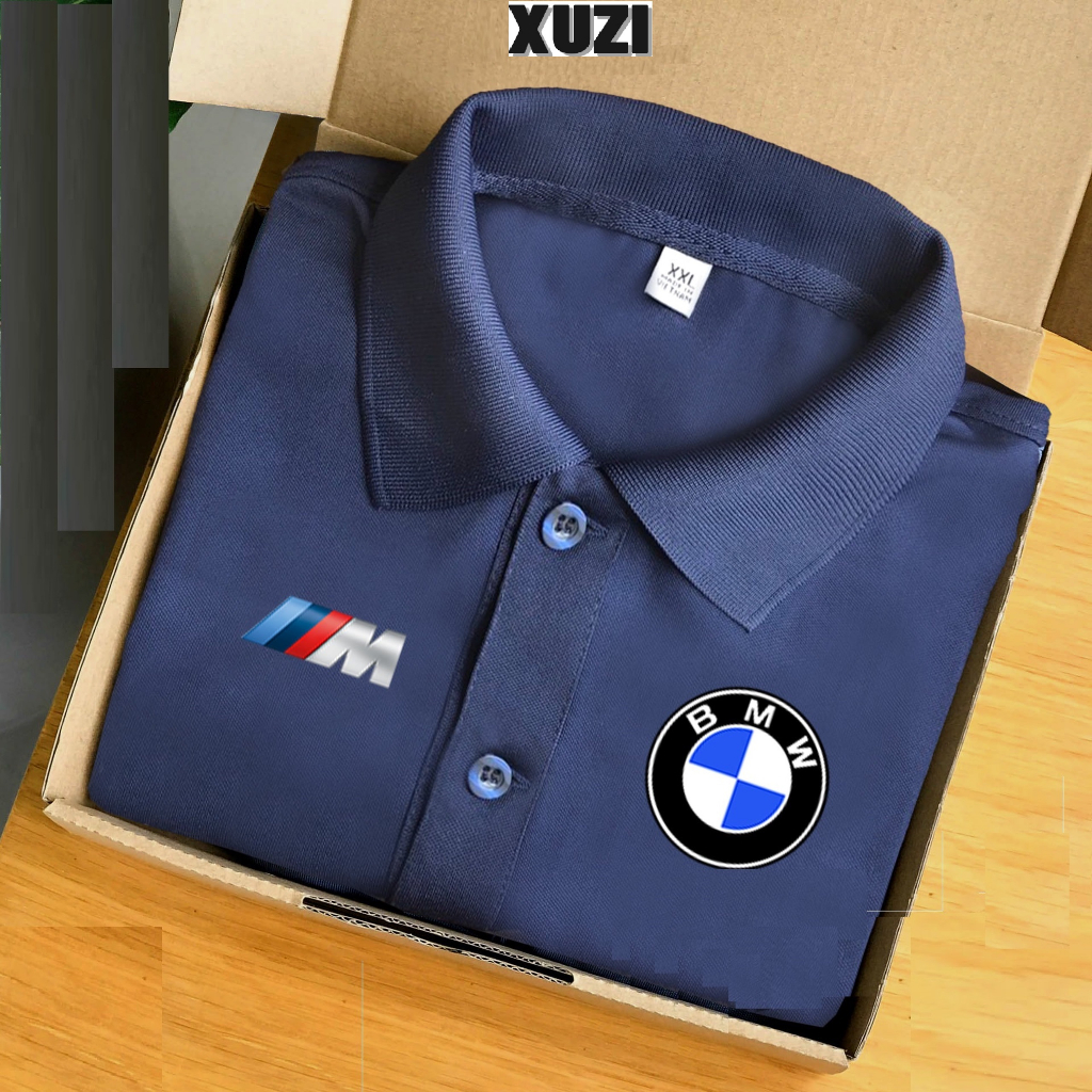 Áo thun polo hãng xe BMW áo phông có cổ bẻ ngắn tay nam nữ cao cấp thời trang thanh lịch chuẩn loại 1 nhà XUZI.