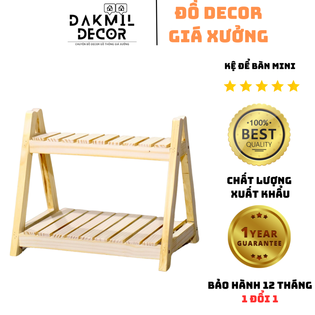 Kệ gỗ mini để sen đá, bàn làm việc,kệ gia vị | Shopee Việt Nam