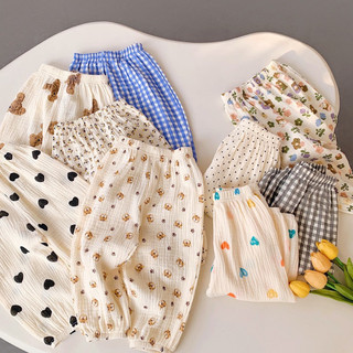 Quần chống muỗi chất liệu Xô muslin cao cấp cho bé trai ,bé gái