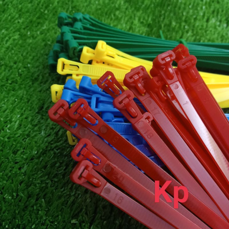 dây rút nhựa Tháo Gỡ (mở) tái sử dụng nhiều lần 10 x300 ( 7.6li x 30cm ...