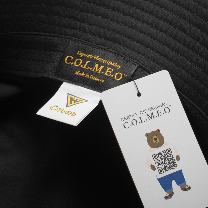 Mũ Nón bucket Meowist cao cấp, nón bucket logo vành tròn cụp vải kaki form unisex Colmeo