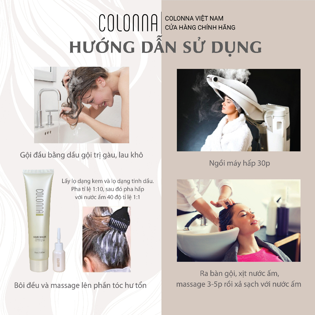 Hấp phục hồi chuyên sâu - Dành cho tóc nát và hư tổn