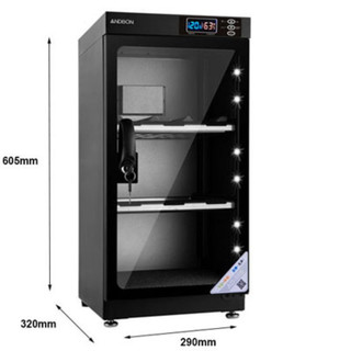 Tủ chống ẩm ANDBON AD-50S dung tích 50L -Phạm vi khống chế độ ẩm từ 30% - 80% RH -Bảo hành Toàn Quốc