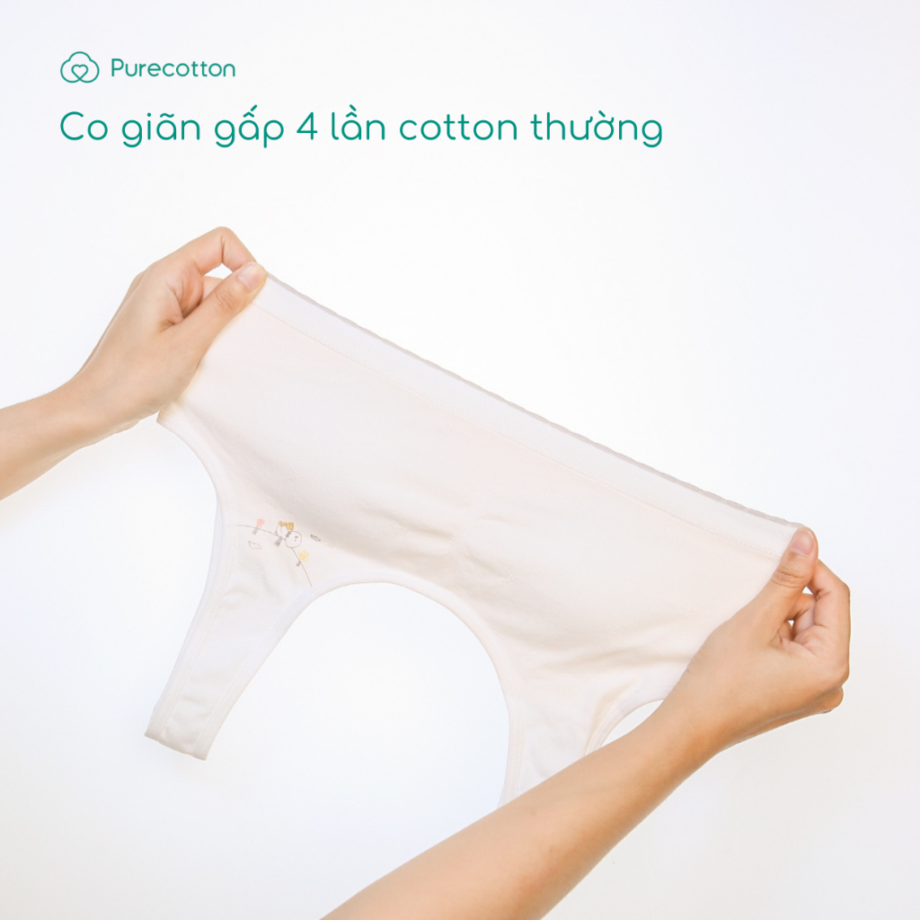 Ảnh Combo 2 áo lót sợi sồi cao cấp mềm mịn kiểu dáng chui đầu có đệm Puppy Bra PC107 2