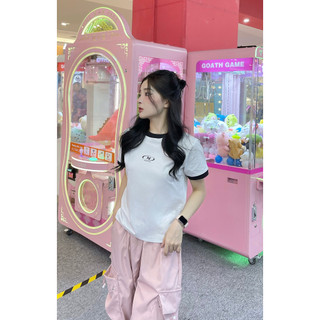 Áo Thun Baby Tee LOGO M Phông Nam Nữ Unisex Cotton Local Brand | MIDORI FOR MAN