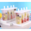 Bộ 4 khuôn làm kem que bằng nhựa PP cấp thực phẩm tặng thêm que gỗ
