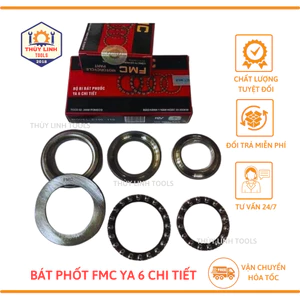 Bát phốt FMC Yamaha, chén cổ Sirius/Jupiter/Taurus Hàng chĩnh hãng FMC 6 chi tiết THÙY LINH TOOLS