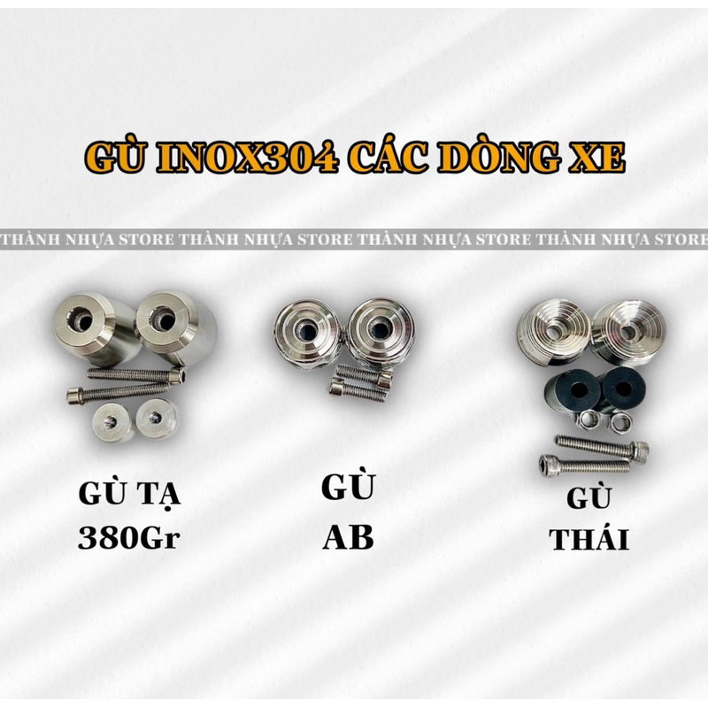 Gù tay lái - Gù inox304, gù tạ sh, gù ab, gù thái (Xem mô tả)