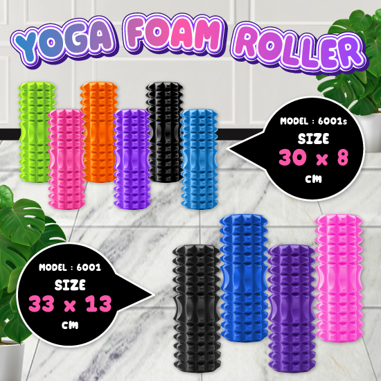 Ảnh Con Lăn Yoga Massage Foam Roller  Thương hiệu BG  Ống Trụ Lăn Xốp Tập Thể Thao Giãn Cơ Gai Nhọn 1