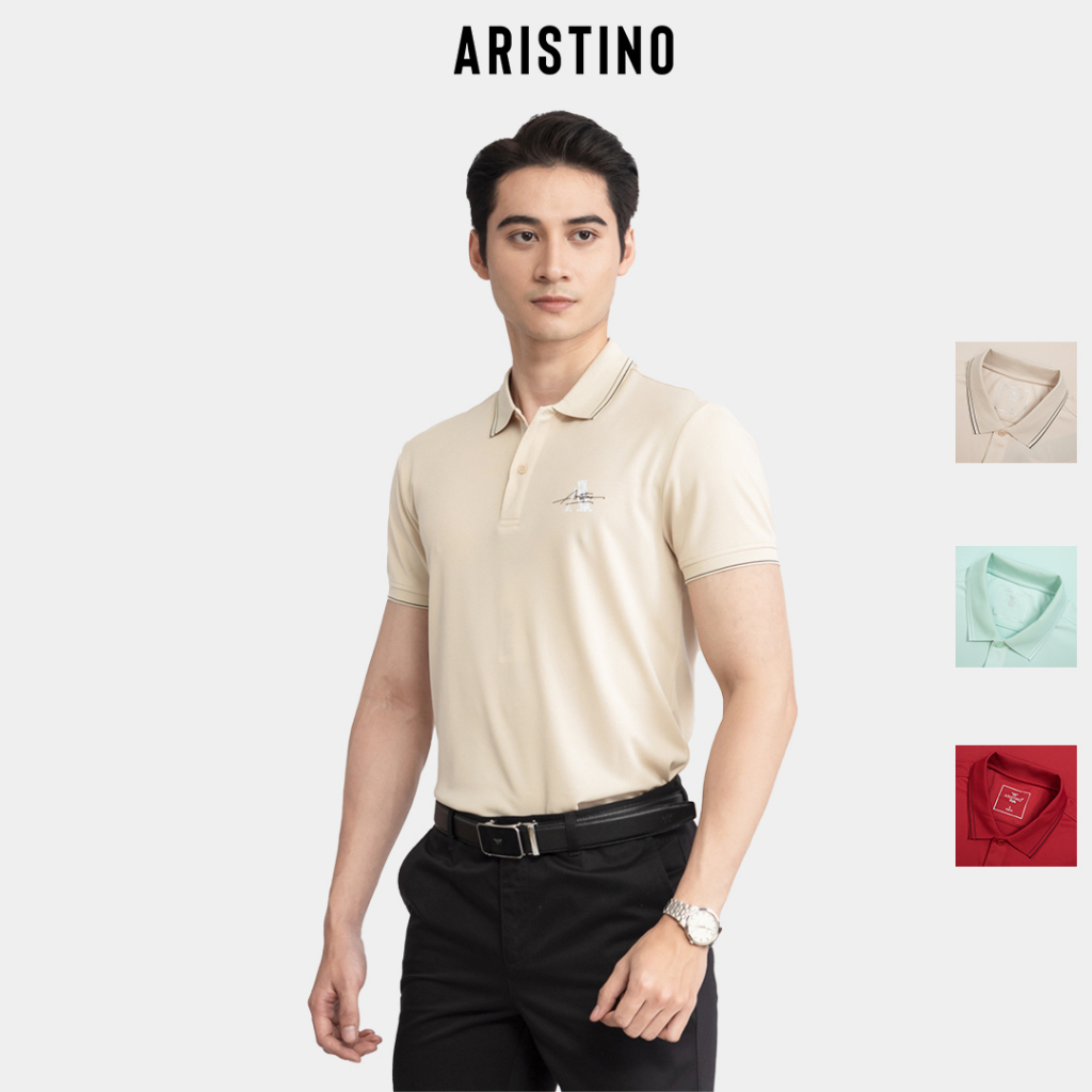 [MỚI] Áo polo ngắn tay ARISTINO phom Slim fit ôm nhẹ,3 màu trẻ trung, nam tính - APS072S3