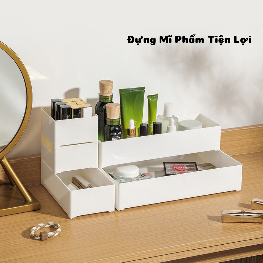 Khay Chia Ngăn Kéo Enoda HOme ,Có Thể Xếp Chồng Tiện Lợi, 4 Size, Nhựa PP Dày P032