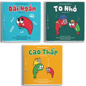 Sách Ehon - Combo 3 cuốn Phép so sánh diệu kỳ - Dành cho trẻ từ 2 tuổi