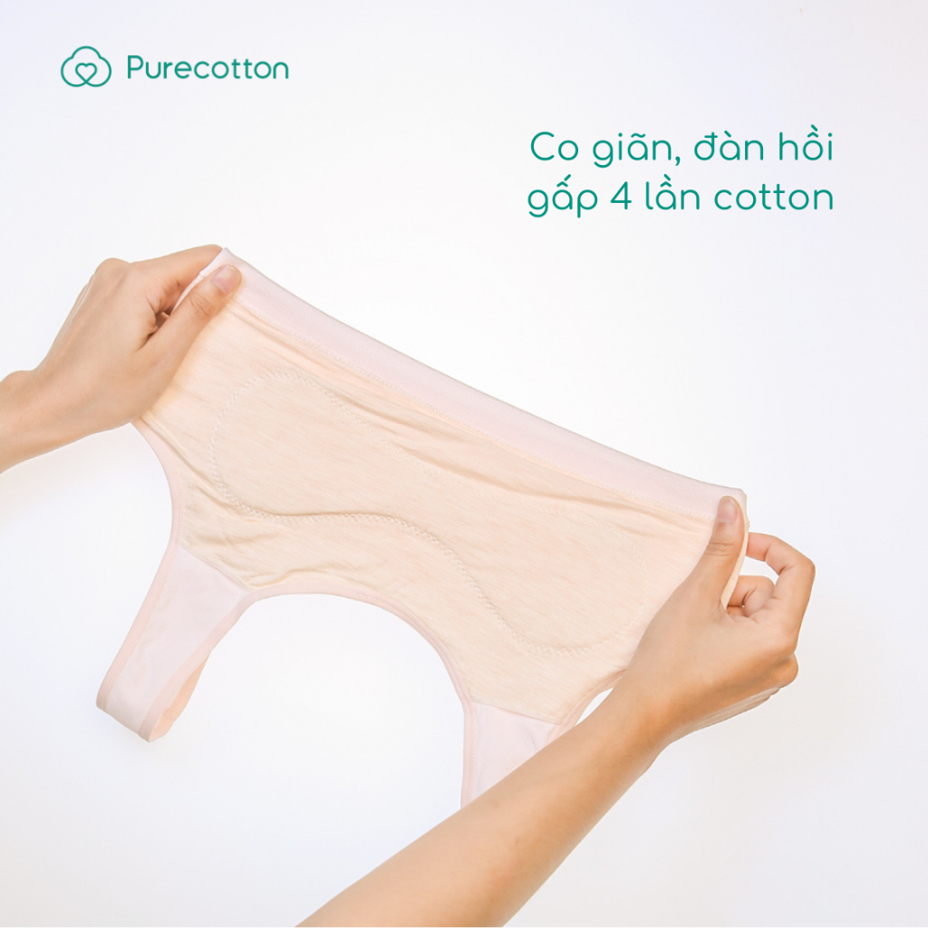 Ảnh Combo 2 áo lót sợi sồi cao cấp mềm mịn kiểu dáng chui đầu không đệm Cool Bear PC108 1
