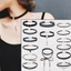 Vòng Cổ Choker Set 3 Dây nhung đen phong cách Hàn Quốc Qiqishop