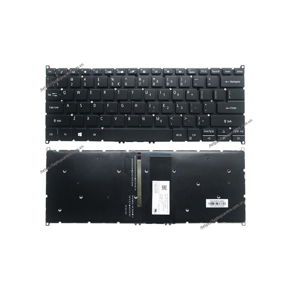 Tastiera Laptop ACER SWIFT Sostituzione - Serie SF314, SF514, SF515 - Layout UK Nero