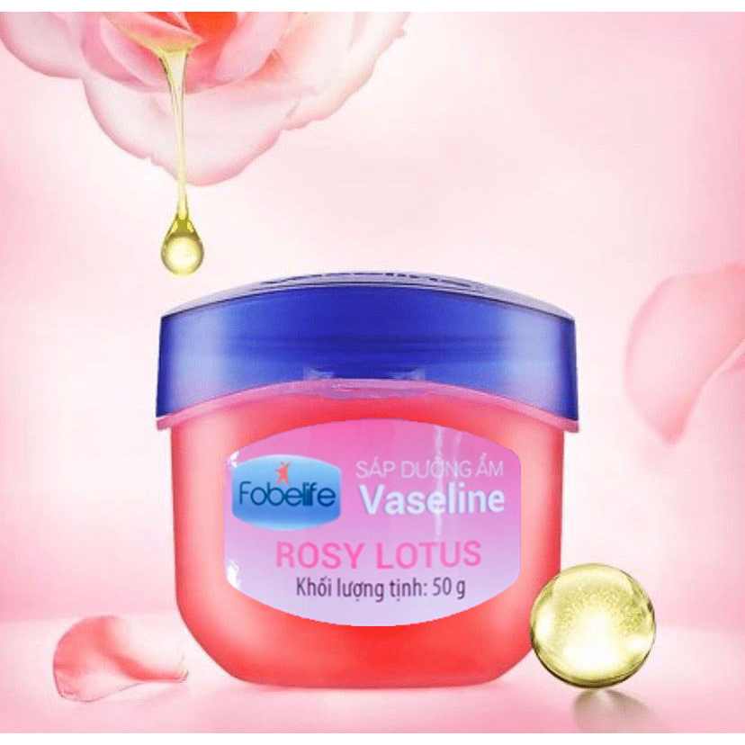Sáp Vaseline Dưỡng Môi Giúp Môi Căng Bóng Giữ Màu Son Tự Nhiên - Hũ 7g/50g