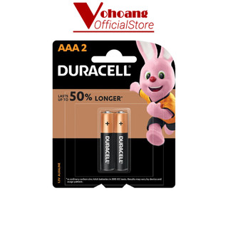 Pin AAA Duracell Coppertop 1.5V Vỉ 2 viên dung lượng cao, chống chảy - Hàng chính hãng