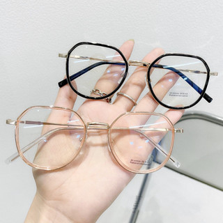 Gọng Kính Cận Nam Nữ, Gọng Kim Loại Mắt Đa Giác Thời Trang Phong Cách Hàn Quốc