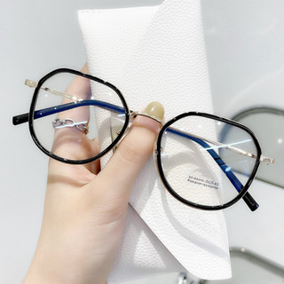 Gọng Kính Cận Nam Nữ, Gọng Kim Loại Mắt Đa Giác Thời Trang Phong Cách Hàn Quốc